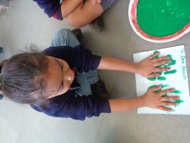Tearing And Pasting Activity by Pre School